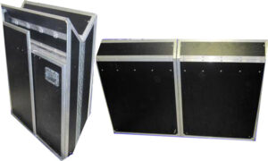 Flightcase DJ meubel zwart