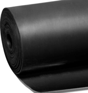 Rubber kabelmat 6mm 2.5 x 0.6 mtr