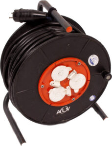 230 Volt haspel, 40 mtr