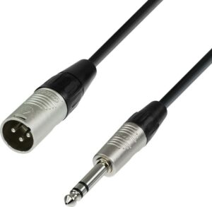 Jack – XLR male verloop 1,5mtr