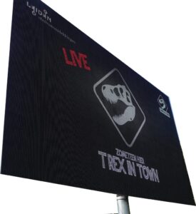 LED scherm P3 op aanhanger 15m2 500x290cm (16:9)